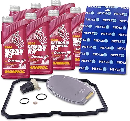 BESTPRICE 1x Jeu de filtres hydrauliques y compris joint huile de transmission 7l Compatible avec MERCEDES Classe C, CLC, CLK, CLS, Classe E, Classe G, GLK, Classe M, Classe S, SL, SLK, SPRINTER - Poukt
