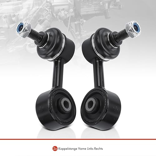 Frankberg Lot de 2 barres de couplage essieu avant gauche et droite compatibles avec les séries 3 E30 E36 1.6L-2.8L 1982-1998 Z1 Roadster 2,5L 1988-1991 Replace # 31351091764 - Poukt