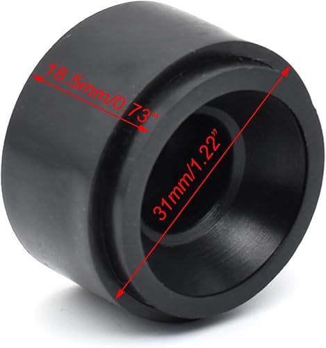 MEIZIYU Lot de 4 couvercles de moteur en caoutchouc, adaptés aux séries 2 3 4 5 6 7 X1 X3 X4 X5 X6, bague de montage F10 E81 E87 F20 E90 F30 E60 G30 E83 F25 G05 bouchon en caoutchouc pour voiture(4PCS - Poukt