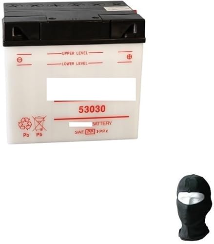 Compatible avec BMW R 100 S R 100 S 1000 1976-1980 Batterie YUASA 53030 12V / 30AH Batteries pour DEMARRER Moteur Moto Scooter SPECIFIQUE Deja Pret - Poukt