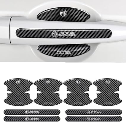 BLAYY 8 Pièces Protecteur Poignée Porte Voiture pour MG HS ZS MG5 MG6 TF GT6, Autocollants de Protection Portiere Voiture Film Autocollants,D - Poukt
