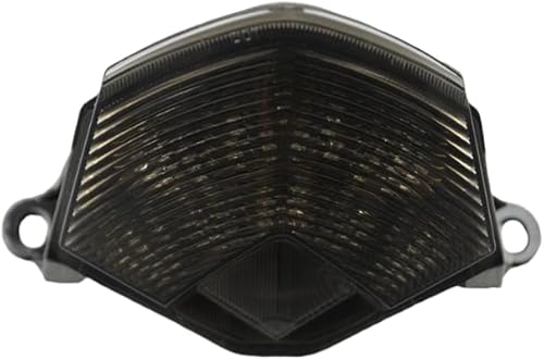 AVDB-moto Feu Arrière/Stop LED compatible avec KAWASAKI Z750 Z 750 Z-750 ZR750L/M 2007-2013, Z-750R Z750R Z 750 R ZR750N/P 2011-2013, Z1000 Z 1000 ZRT00B 2007-09 + Clignotants Intégrés (Fumé Noir) - Poukt