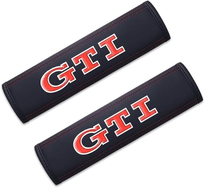 dzggs 2 Pièces Rembourrage de Ceinture de Sécurité pour Peugeot GTI, Protege Ceinture Voiture Amovible Confortable Antidérapant, Coussinets Ceinture - Poukt