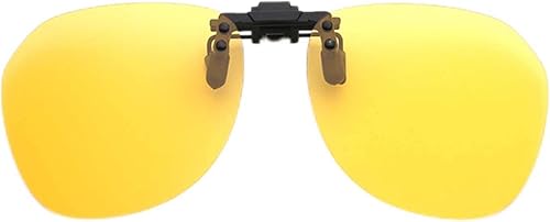 ZXCVWWE 1 PC Clip-on Polarisé Jour Nuit Vision Flip-up Len UVB Lunettes Éblouissement Voiture Lunettes Lunettes Clip Soleil M8G8 Pilote De Polaris - Poukt