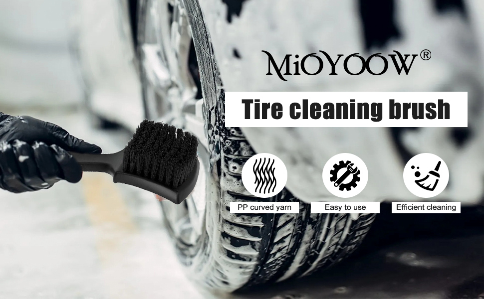  Brosse de Lavage de Pneus