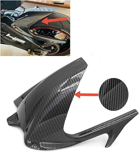 NingRuiBhd Garde Boue Moto Accessoires Moto pour BMW S1000RR pour S 1000 RR 2009-2018 pour S1000R 2014 2015 2016 2017 Garde-Boue Arrière en Fiber Carbone ABS Moto Aile Couverture - Poukt