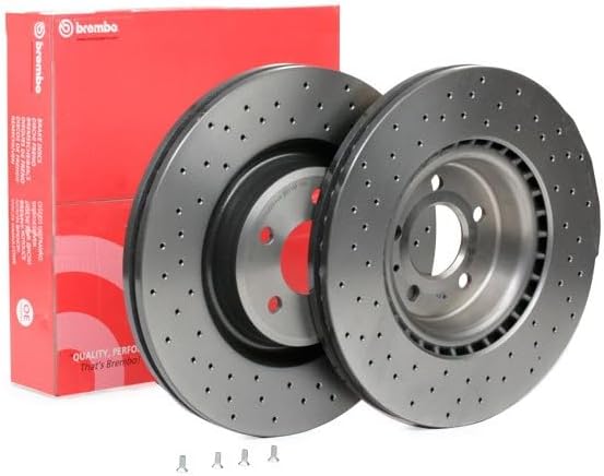 BREMBO 09.B970.1X 2x Disque de frein Avant Ø345mm Hauteur: 52mm Épaisseur: 30mm perforé/ventilé de l'intérieur - Poukt