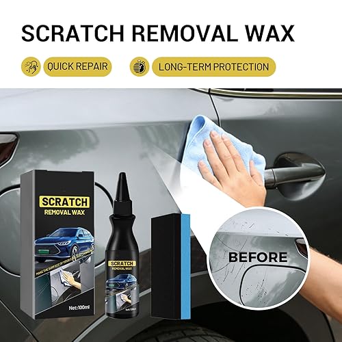 Efface Rayure Voiture, Car Scratch Remover, Efface Rayure Profonde Voiture,2025 New Car Polish, Modèle Crème de réparation de Rayures de Voiture, Efface Rayures Anti-Rayures Pâte Réparation, (1) - Poukt