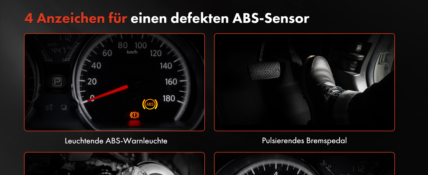 Capteur de vitesse ABS - Capteur de vitesse de roue