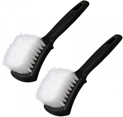MiOYOOW Brosse Lavage Pneus Voiture, Brosse Nettoyage Jantes Voiture avec des Poils Souples pour Nettoyer de Pneus de Roue Extérieure - Poukt