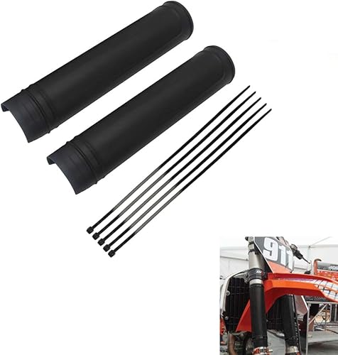 AnXin Protection Fourche Moto Soufflet Tube Fourche Protege Fourche Universel pour EXC SX TC FC Te CRF YZ KX Motocross Enduro - Poukt