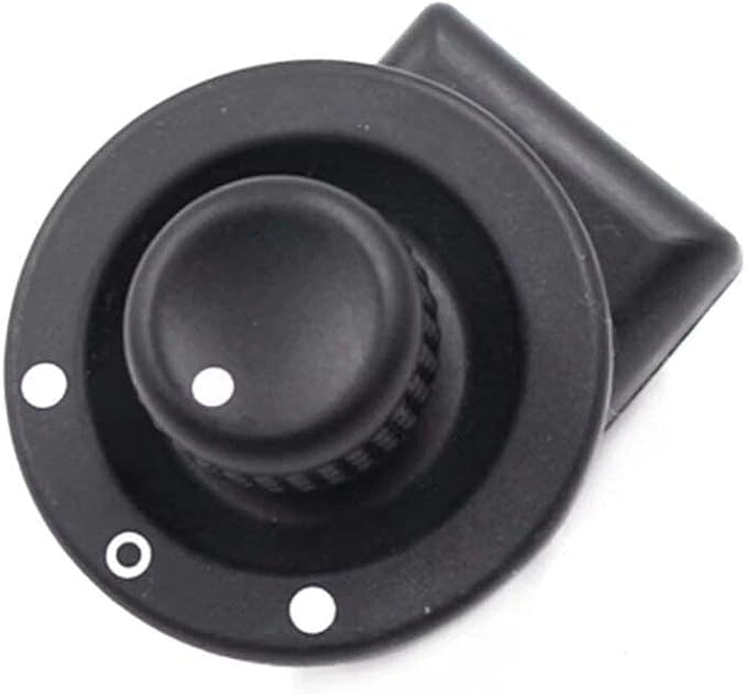 Partsline Molette réglage rétroviseur électrique 7 broches – compatible avec Clio III, Mégane II, Scénic II – équivalent à 255704649R, 8200214919 - Poukt