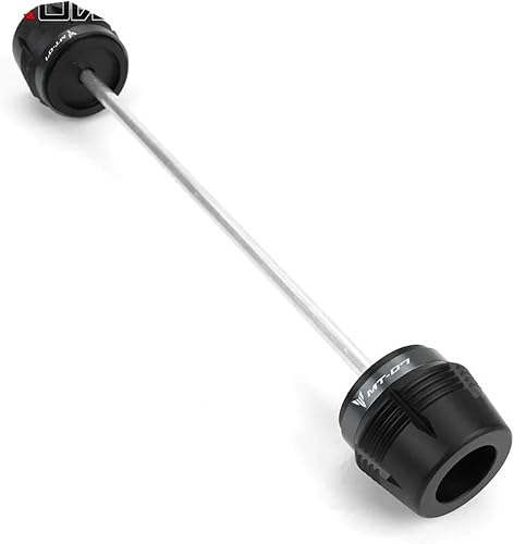 HYRHEV Bouclier Protection Fourche Et D'essieu Roue Moto MT07 FZ-07 FZ07 2018-2023 Pare-Chocs(Rear Wheel-Black8) - Poukt