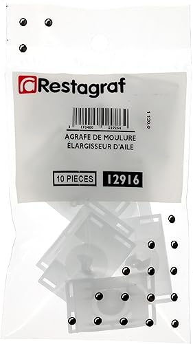 Restagraf - Fixations Agrafe de Moulure pour Élargisseur d'Aile - Compatible avec PEUGEOT 208, 208 / e-208 - Réf. 12916 - Sachet de 10 - Poukt