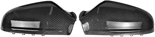 Coque Rétroviseur Lot De 2 Coques Rétroviseurs en Fibre Carbone pour Opel pour Vauxhall pour Astra H MK5 2004-2009 Coque Rétroviseur Latéral - Poukt