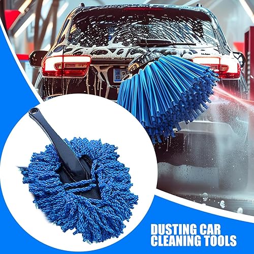 Époussieteur pour Intérieur Auto | Microfibre Douce pour Nettoyage Auto & Accessoires - Poignée Ergonomique & Multifonction pour Tableau de Bord, Pare-Brise et Vitres - Poukt