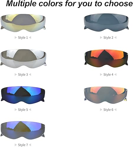 ERYUE lentille, Remplacement de visière de lentille de Casque pour Scorpion EXO rétro Casque Moto Pare-Vent Casque lentille - Poukt