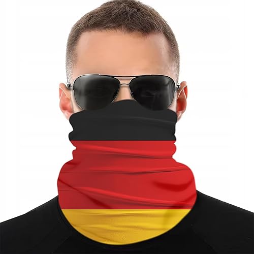 JIAHG Écharpe Multifonctionnel Écharpe Imprimé Drapeau National Bandana de Cyclisme Séchage Rapide Cache-cou Vélo Moto Pêche Randonnée Tour de Cou Coupe-vent Cagoule Protection de Tête et Visage - Poukt