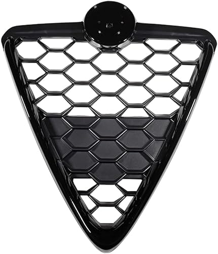 YUCKMZ Calandre de Voiture Grille Avant Compatible Avec Alfa Giulietta 2010-2021 156112051 Noir - Poukt