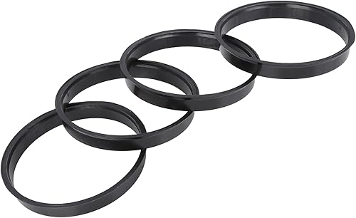 A ABSOPRO 4pcs Bague de Centrage 73.1 à 70.3 Jante Plastique Voiture Anneaux Centrés Moyeu Noir Remplacement d'article - Poukt