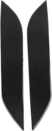 Aramox 2 Pièces Phare Sourcil Paupières Couverture Garniture Voiture Lumière Sourcil Décoration Remplacement pour 350Z Z33 2003?2009 - Poukt