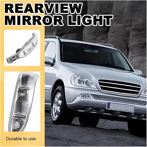 Clignotants Clignotant De Rétroviseur Latéral LED pour Benz Classe ML W163 2002 2003 2004 2005 Clignotant Dynamique(LHD) - Poukt