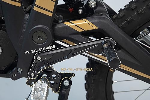 TARAZON Ensemble de Supports de Repose-Pieds Avant + arrière pour Talaria Sting Dirt Bike électrique - Poukt