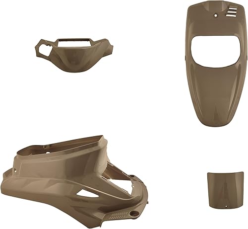 one by Camamoto | Kit Complet de carénage en Plastique pour MBK Booster Spirit - Yamaha BW's Original (1994-2003) - Couleur Nardo Gray/Finance Grey - Poukt