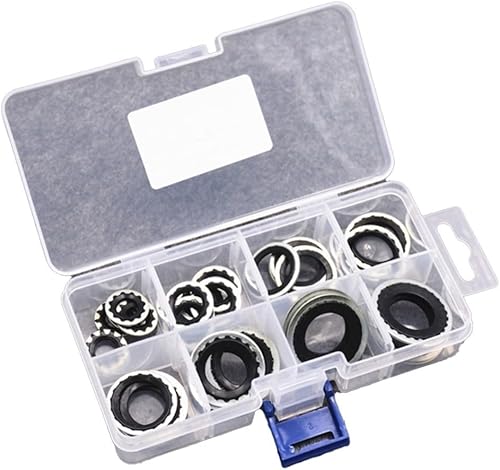 Kit complet de 30 joints de climatisation pour entretien et réparation automobile (rouge) - Poukt