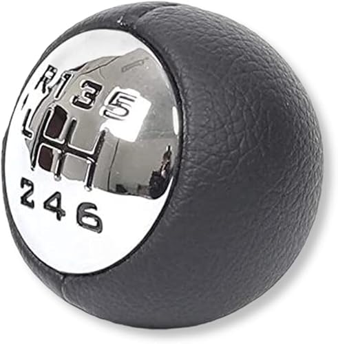 1neiSmartech Pommeau levier de vitesses manuel 6 vitesses et marche arrière de rechange compatible avec Citroen C4 Gran Picasso et compatible avec Peugeot 307 308 407 508 5008 - Poukt