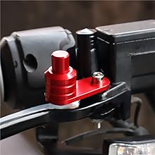 Motorcycle Brake Lever Parking Button