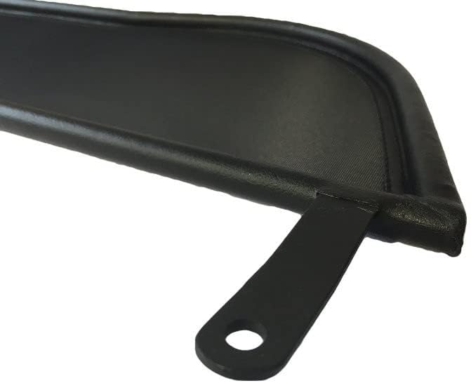PureWind déflecteur d'air Compatible avec Mercedes SLK R170 modèle 1996-2004 (Noir) – Pare-Brise Universel avec matériau de Montage sans Sac - Poukt