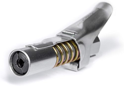 GURTECH G.Coupler Embout Pompe à Graisse Original pour Pompe à Graisse avec Raccord de Type Zerk – Embout Graissage Facile à Fixer et à Retirer (M10x1) - Poukt