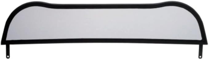 PureWind déflecteur d'air Compatible avec Mercedes SLK R170 modèle 1996-2004 (Noir) – Pare-Brise Universel avec matériau de Montage sans Sac - Poukt