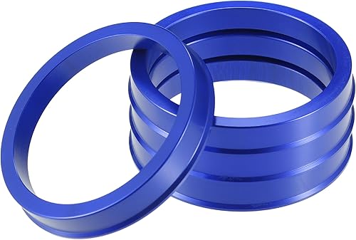A ABSOPRO Bagues De Centrage De Moyeu De Voiture Od 67,1 mm Vers Id 57,1 mm Bagues De Centrage De Moyeu En Alliage D'Aluminium Bleu (Lot De 4) - Poukt