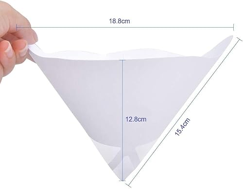 Retoteng Lot de 250 filtres à peinture jetables en papier avec papier conique en nylon de 100 microns, pour automobile, pistolets pulvérisateurs, arts et artisanat, etc - Poukt