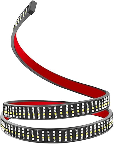 Riloer Barre Lumineuse de hayon de Camion à Quatre rangées de 1,5 m/60,0 Pouces, feu arrière de Marche arrière de Frein de Clignotant - Poukt