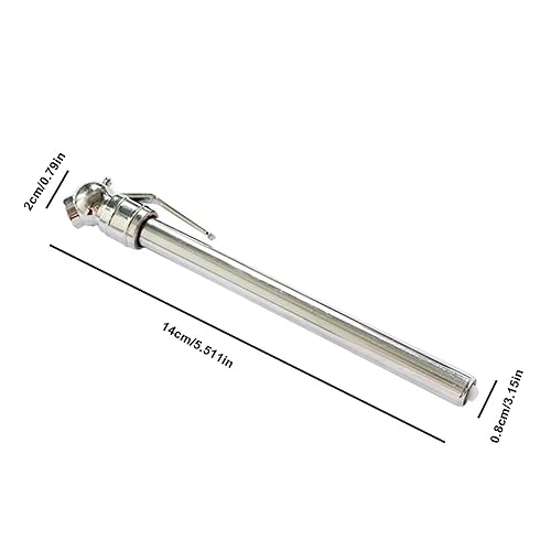 Manomètre de pression des pneus portable – Stylo outil de mesure de la pression des pneus de voiture | Manomètre d'air robuste en acier inoxydable avec une mesure maximale de 300PSI, outil universel - Poukt