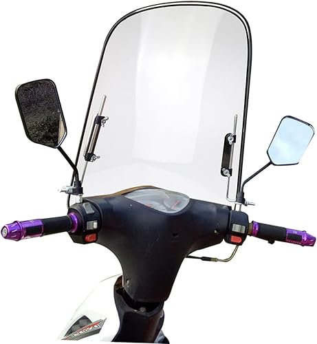 Kaxenig Pare-Brise de carénage de Moto,Pare-Brise de carénage Classique | Les carénages pour Moto réduisent Les secousses des Casques, Acier résistant aux Rayures, Design renforcé pour Scooter - Poukt