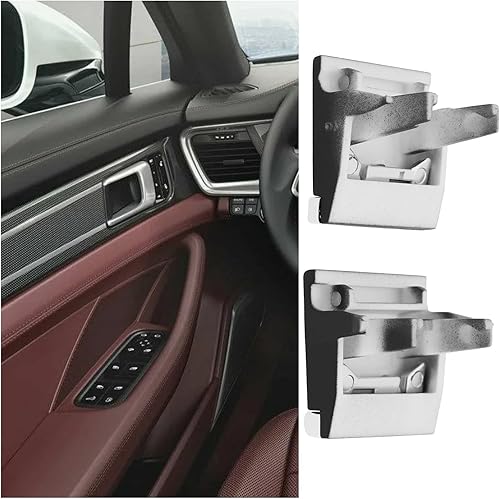 eMagTech Lot de 2 caches de bouton d'interrupteur de fenêtre électrique de siège conducteur compatibles avec Porsche Cayenne 2011-2018 (n° 1-2) - Poukt