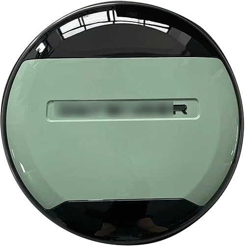 Housse de pneu de secours pour Defender, housse de roue de secours en plastique pour LR Defender 90 110 130 2 portes 4 portes 2020 2021 2022 2023 2024 2025 (noir Santorini) - Poukt