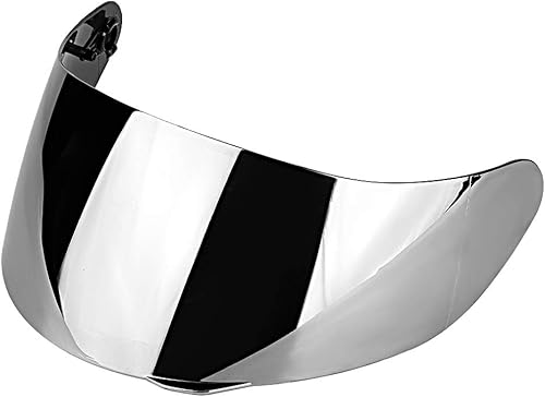 Qiilu Moto Vent Bouclier Casque Lentille Visière Bouclier Plein Visage pour AGV K1 K3SV K5(Mèche) - Poukt