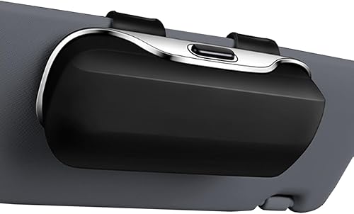 Support de lunettes de soleil pour voiture – Organiseur de lunettes avec clip pour pare-soleil de voiture et rangement de protection | Accessoires d'intérieur robustes pour ranger en toute sécurité - Poukt