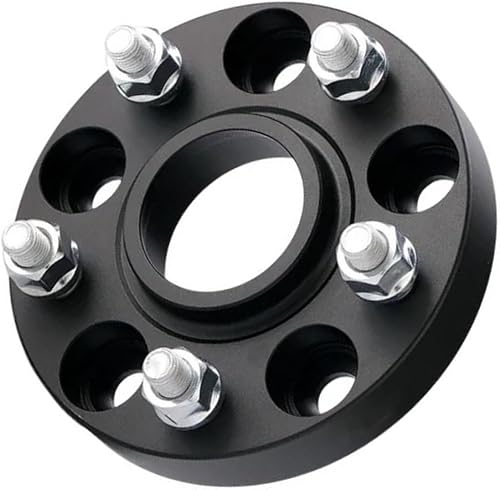 Élargisseurs Voie Auto Entretoise de Roue PCD 5x114,3 CB 67,1 mm M12x1,5 pour Ghibli pour Gran pour Turismo 1 pièce Elargisseurs Élargisseurs Voie sistema(1PC Black 25mm) - Poukt