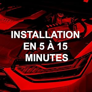 INSTALLATION EN 5 À 15 MINUTES