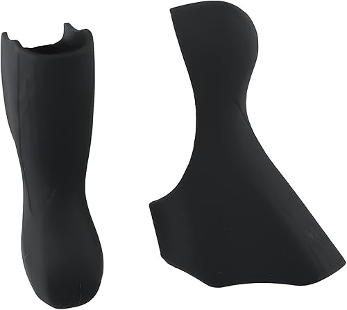 Capuchons de levier de frein en gel de silice pour 105 ST-6700 10 vitesses - Accessoires de vélo de route - Plusieurs couleurs disponibles - Noir - Poukt