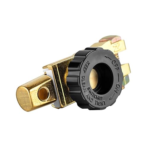 EnRise Arrêt rapide Interrupteur isolateur de batterie 12 V/24 V négatif laiton Borne de batterie Connecteur de batterie - Poukt