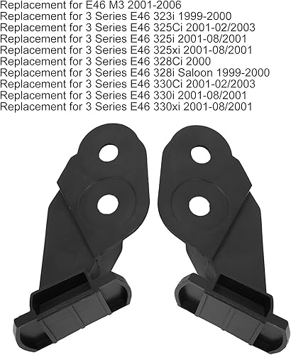 Support de Pare-chocs Avant de Remplacement 51118195295 pour E46 M3 2001 – 2006, ABS, Spécifications OE, Correspondance Parfaite - Poukt
