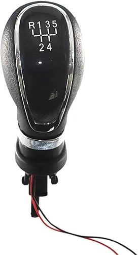 Pommeaux Leviers Vitesse pour Chevrolet pour Chevy pour Captiva Lumière LED 5/6 Vitesses Poignées De Boîte De Vitesses Pommeau De Levier De Vitesse Court Tête De Bâton(6 Speed) - Poukt