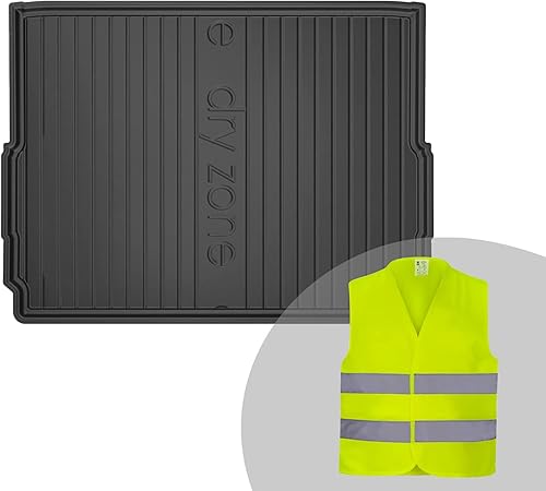 FROGUM DryZone Tapis de Coffre Pratique pour Peugeot 3008 I 2009-2016 | Bord Haut | Matériau TPE Durable | Robuste et résistant - Poukt